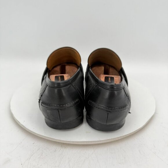Gucci Diamante Men Size UK 10.5 US 11.5 Black Leather Penny Loafer Dress Shoes - Picture 5 of 12